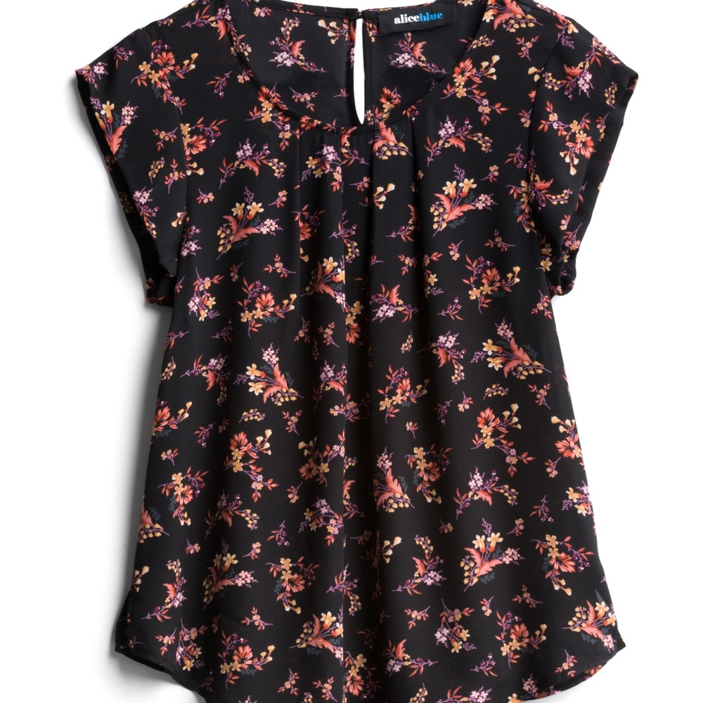 ALICE BLUE Ambriz Pleat Front Detail Blouse